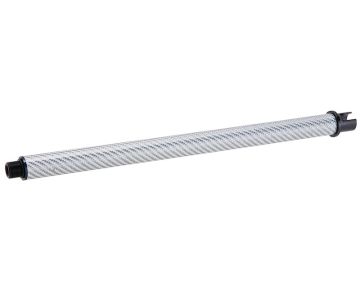 Dr. Black Tokyo Marui MWS GBBR Outer Barrel (Carbon Fiber, 12 inch) - Silver 0