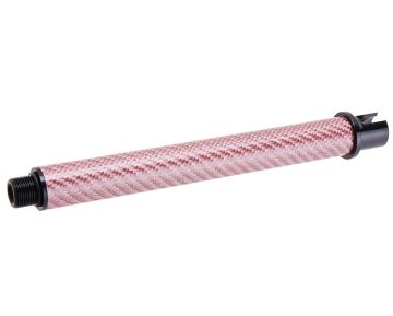 Dr. Black Tokyo Marui MWS GBBR Outer Barrel (Carbon Fiber, 7 inch) - Pink 0