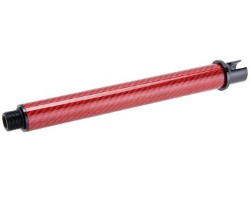 Dr. Black Tokyo Marui MWS GBBR Outer Barrel (Carbon Fiber, 7 inch) - Red 0