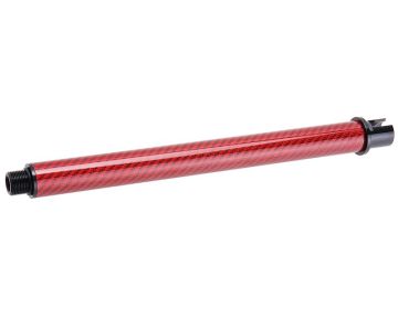 Dr. Black Tokyo Marui MWS GBBR Outer Barrel (Carbon Fiber, 9 inch) - Red 0