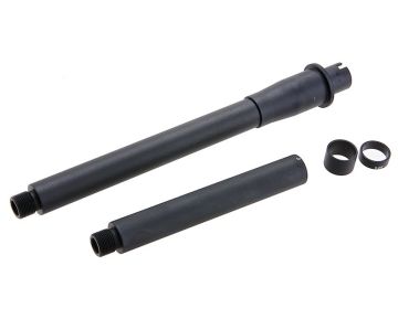 DYTAC Tokyo Marui MWS GBBR Modular Outer Barrel Medium Length Kits - Black 0