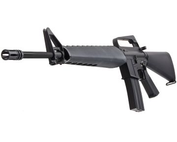 E&C M16A1 Airsoft AEG Rifle EC320 (QD 1.5 Gearbox, Blank Marking) - Black 0
