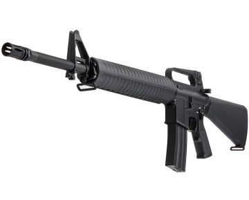 E&C M16A2 Airsoft AEG Rifle EC321 (QD 1.5 Gearbox, Blank Marking) - Black 0