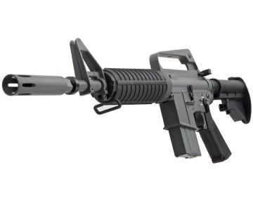 E&C XM177 E2 Airsoft AEG Rifle EC325 (QD 1.5 Gearbox, Blank Marking) - Black 0