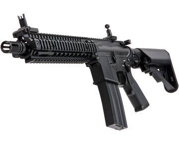 E&C MK18 MOD1 Airsoft AEG Rifle EC603 (QD 1.5 Gearbox, Blank Marking) - Black 0