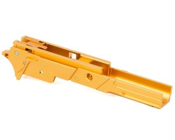 EDGE Hi Capa 5.1 Custom 'STRAT' 3.9 inch Frame - Aluminum, Orange 0