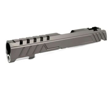 EDGE Tokyo Marui Hi Capa 5.1 GBB Airsoft Slide (Custom 'DIVA', Aluminum) - Grey 0