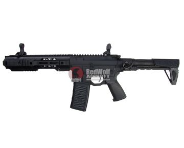 EMG SAI GRY AR15 (M4) CQB Airsoft AEG Rifle with PDW Stock - Black (by G&P) 0