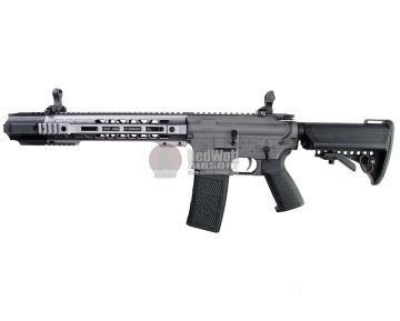 EMG SAI Licensed GRY AR15 (M4) Gen. 2 SBR AEG with Crane Stock - Gray (by G&P) 0