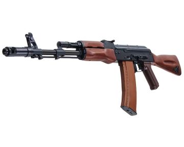 E&L AK-74N Airsoft AEG Rifle (Real Wood) - Black (EL-A102S) 0