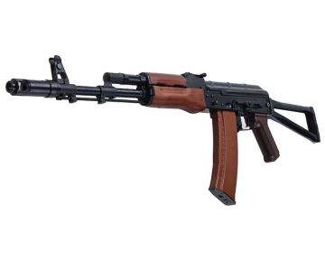 E&L AKS-74N Airsoft AEG Rifle (Real Wood) - Black (EL-A105S) 0
