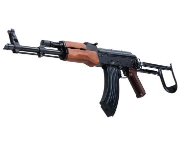 E&L AKMS Airsoft AEG Rifle (Real Wood) - Black (EL-A113S) 0