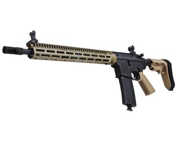 EMG Troy Industries SOCC M4 AEG Airsoft Rifle (15inch RIS, DE, by King Arms) 0