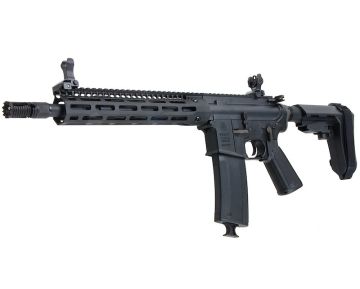 EMG Troy Industries SOCC M4 AEG Airsoft Rifle (10.5inch RIS, Black, by King Arms) 0