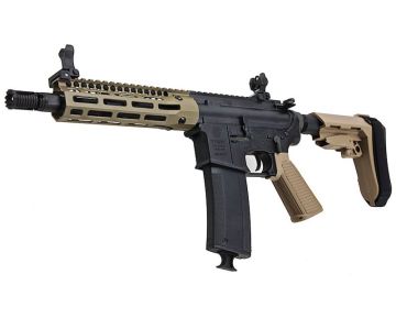 EMG Troy Industries SOCC M4 AEG Airsoft Rifle (7.6inch RIS, DE, by King Arms) 0