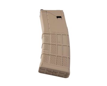 EMG Lancer Systems L5AWM V2 35rds Gas Mag for Marui MWS GBBR by Angry Gun (5.56 Type, Opqaue FDE) 1