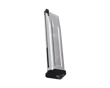 EMG TTI 2011 Combat Master 'Alpha' Green Gas Magazine (40rounds, Silver, by AW Custom) 0