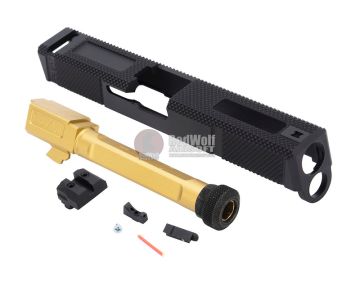 EMG SAI Utility Slide Kit (by G&P) - Gold Barrel for Umarex(VFC) G19 GBB Pistol 0