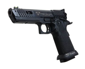 EMG TTI John Wick 4 PIT VIPER GBB Airsoft Pistol - Blackout, Semi Auto ver. - (by AW Custom) 0