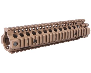 EMG Licensed CNC Aluminum Daniel Defense 9.5 inch M4A1 RIS II Airsoft Handguard - DE 0