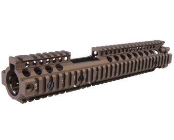 EMG Licensed CNC Aluminum Daniel Defense 12.5 inch M4A1 RIS II (FSP) Airsoft Handguard - DE 0