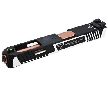 EMG TTI Combat Master G34 Slide Kit for Tokyo Marui / APS G17 GBB Airsoft Pistol - BK/SV 0