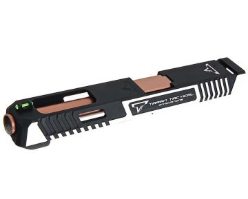 EMG TTI Combat Master G34 Slide Kit for VFC Glock17 Gen 4 GBB Airsoft Pistol - BK/SV 0