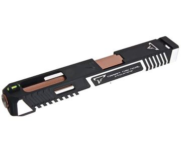 EMG TTI Combat Master G34 Slide Kit for VFC Glock 17 Gen 5 GBB Airsoft Pistol - BK/SV 0