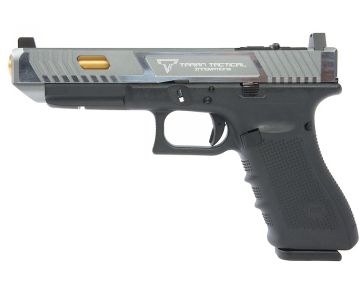 EMG TTI G34 Gen 4 GBB Airsoft Pistol (G&P Custom) - Two Tone Slide with RMR Cut (VFC Platform) - Gray 0