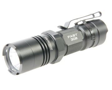 OPSMEN FAST 302 Backup Tactical Flashlight (400 Lumen) - Black 0