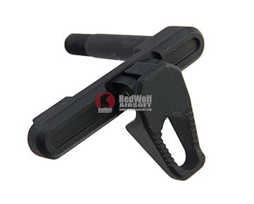 First Factory M4 Custom Ambi Magazine Catch for Tokyo Marui M4A1 MWS GBB - Black 0