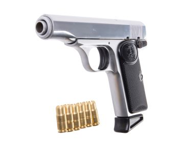 Farsan 0012 FBI Metal Model Gun - Silver 0