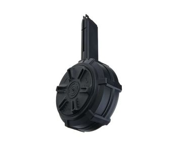 G&G SMC 9 Magazine (300 rounds Green Gas Drum Magazine) - Black 0