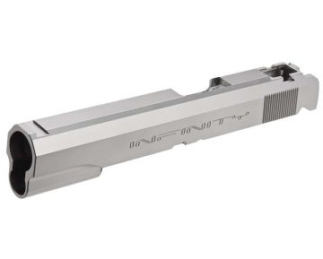 Guarder Tokyo Marui Hi Capa 5.1 GBB Slide w/Light Weight Nozzle Housing (Stainless CNC, Infinity, Silver) 0