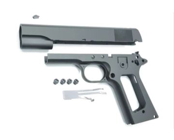 Guarder Tokyo Marui 1911 Series '70 GBB Airsoft Slide & Frame (Aluminum, No Marking, Black) 0
