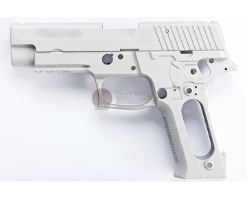 Guarder Metal Slide & Frame for Tokyo Marui P226 E2 with Marking - Silver (Aluminum Original) 0