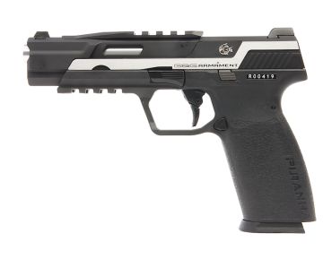G&G Piranha TR GBB Airsoft Pistol - Silver 0