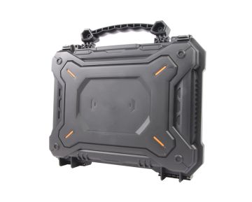WoSport Hard Pistol Case (Polymer, 32cm / 12.6 Inch) - Black 0