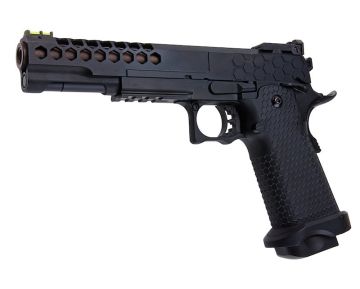 Golden Eagle Hi Capa Hexagon GBB Airsoft Pistol (CNC Aluminum Slide)(3609) 0