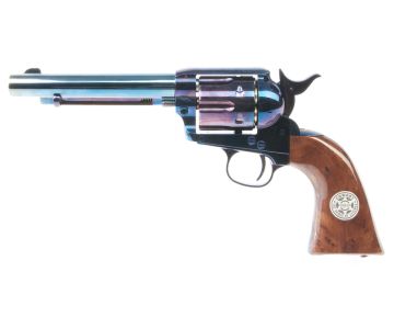 Umarex SAA .45 Co2 (6mm Version) Metal Revolver - Cowboy Police Version (Blue / Brown) (by WinGun) 0