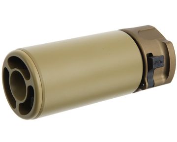 GK Tactical WARDEN Suppressor with Spitfire Tracer (14mm CCW) - Tan 0