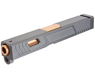 GK Tactical TTI G19 Aluminum Slide for Tokyo Marui G19 GBB - Titanium Grey 0