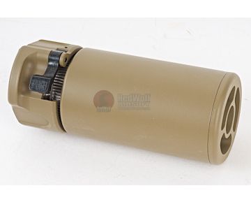 GK Tactical WARDEN Suppressor (14mm CCW) Version 2 - TAN 0