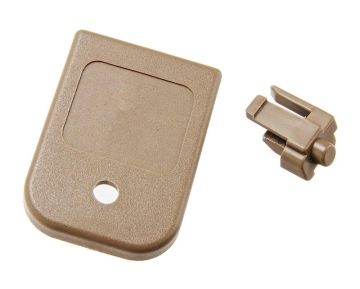 Guns Modify Tokyo Marui G Series GBB Airsoft Polymer Mag Base Pad - FDE 0