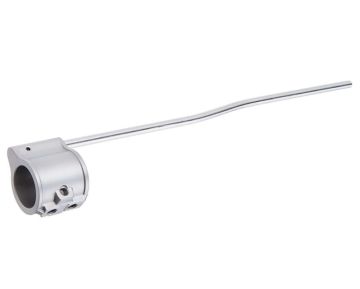 Guns Modify M4 GBBR Gas Block (Stainless Steel) with Length Tube - Silver 0