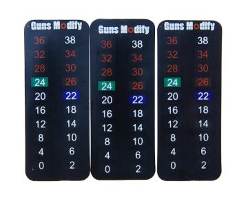 Guns Modify 0-38 degree Temperature Index Sticker for GBB Magazines (3 pcs) 0
