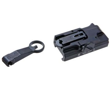 Guns Modify 416A5 Style Sight Set for Tokyo Marui MWS GBBR (Full CNC, BK) 0
