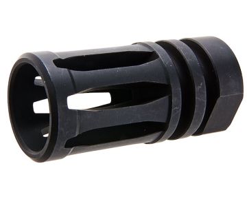 Guns Modify VFC HK416 GBB A5 Style Flash Hider (14mm CCW) (Steel Full CNC, Black) 0