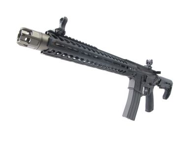 Strike Industries EMG Strike Tactical Rifle MWS GBBR 13.5 Inch Ver. w/ Marui MWS Mag. - Cerakote Black 0