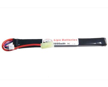 G&P Lipo Battery 7.4v 1200mAh (30C) (AK Stick Type) 0